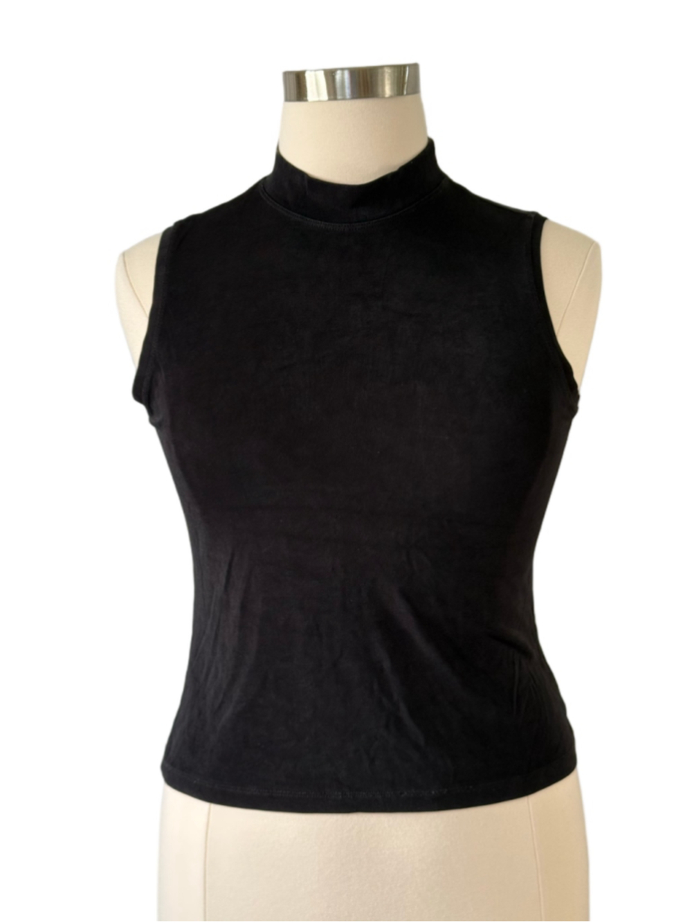 Private Edition by Chico’s size 16 Sleeveless Mock Neck Top Black (Chico’s 3)